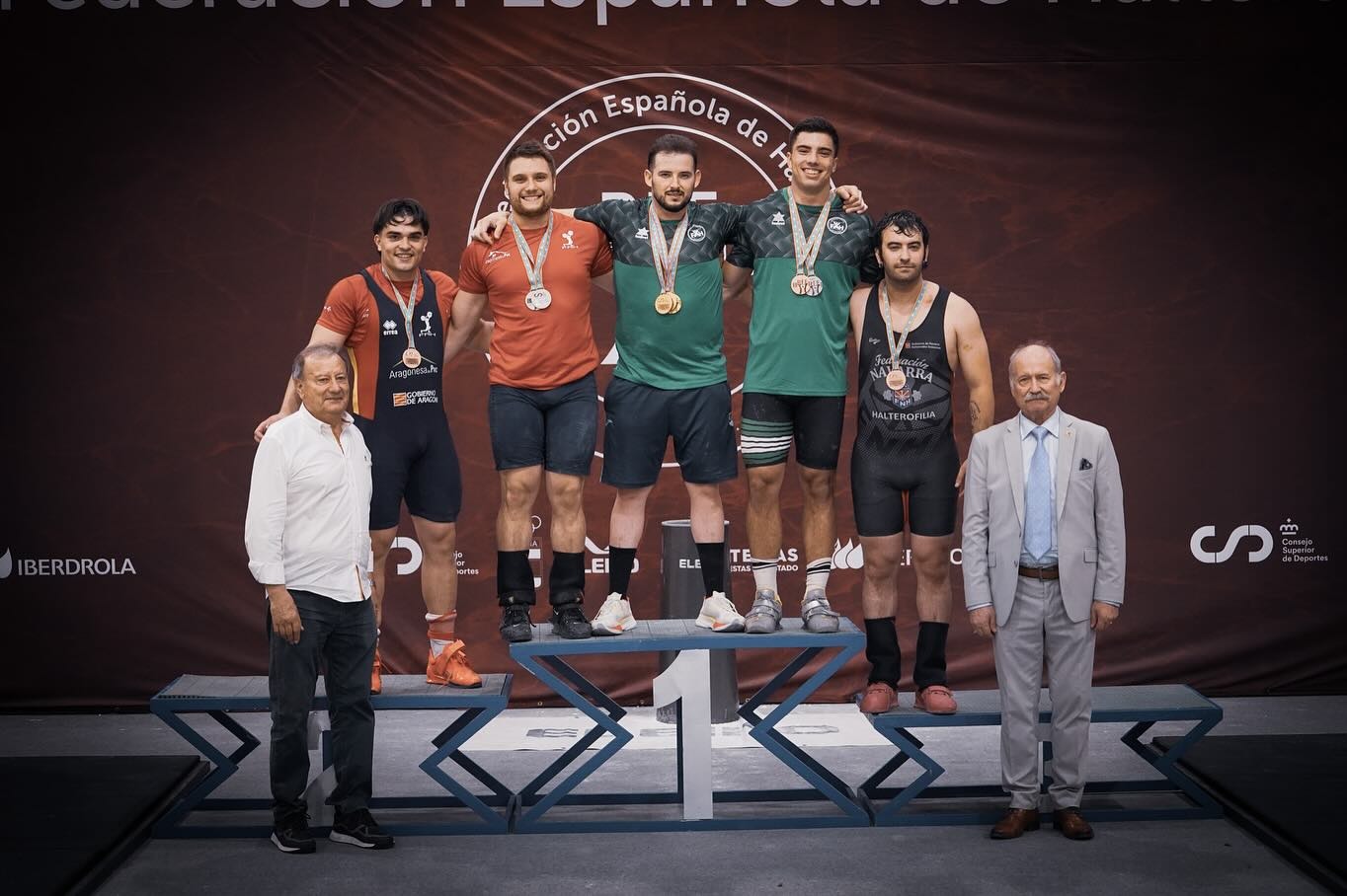 Tres navarras, campeonas de España en el Nacional Absoluto de Halterofilia 2025